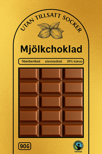 Mjölkchokladkaka Sockerfri (90 g)